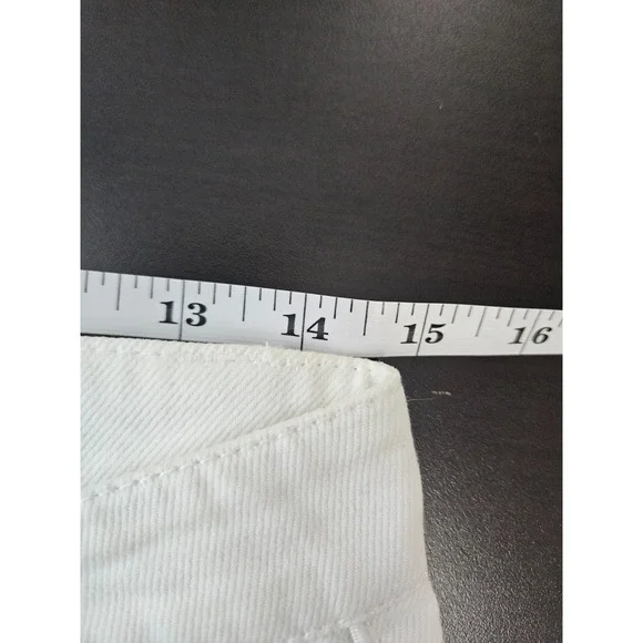 Etcetera White Skinny Jeans Womens 2 Stretch Mid Rise Summer Capsule - Picture 4 of 7